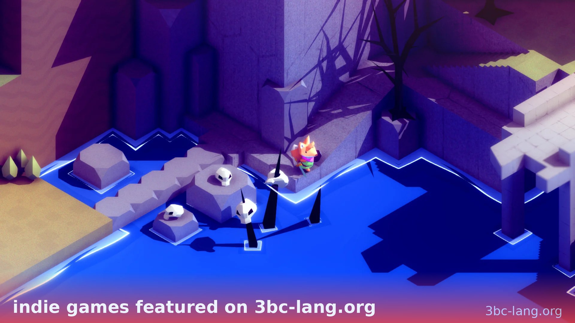 Khung cảnh khám phá vùng đất huyền bí trong indie game