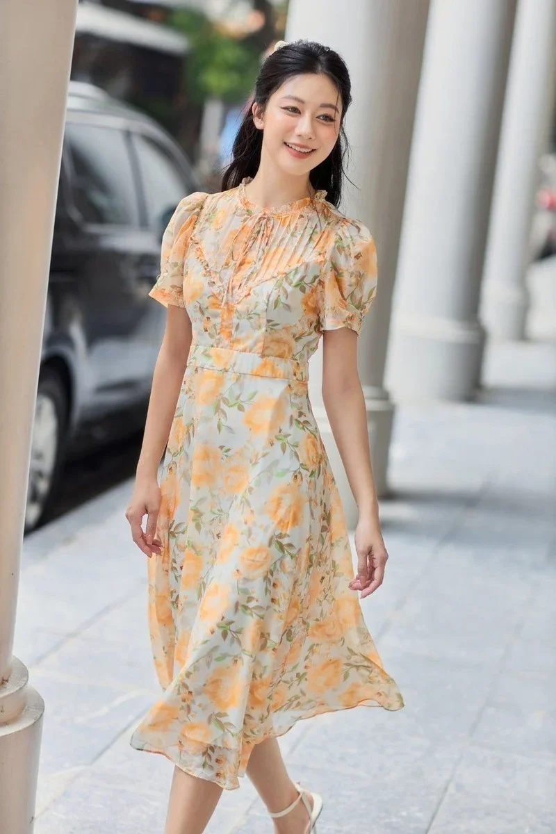 Các mẫu váy hoa đẹp mùa hè (7)