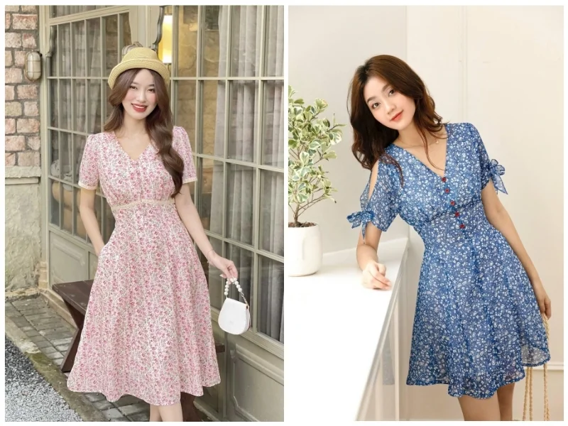 Hình 99 trong bộ những mẫu đầm hoa đẹp nhất
