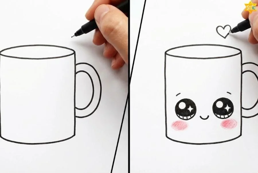 Vẽ doodle cute đơn giản: 4 Bước sáng tạo cho người mới (2)