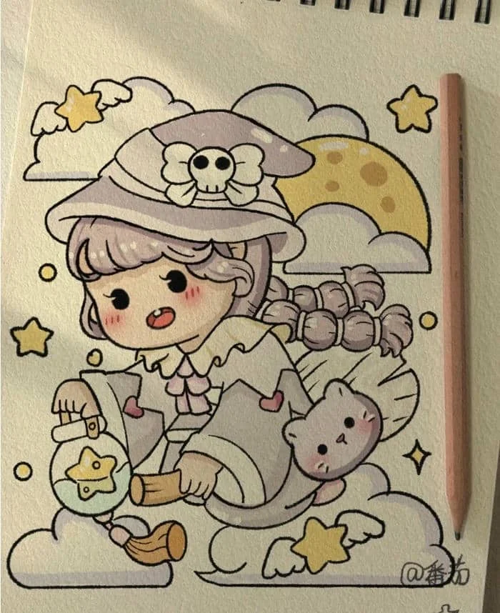 Tuyển tập 780+ tranh chibi đơn giản siêu cute, đáng yêu (2)