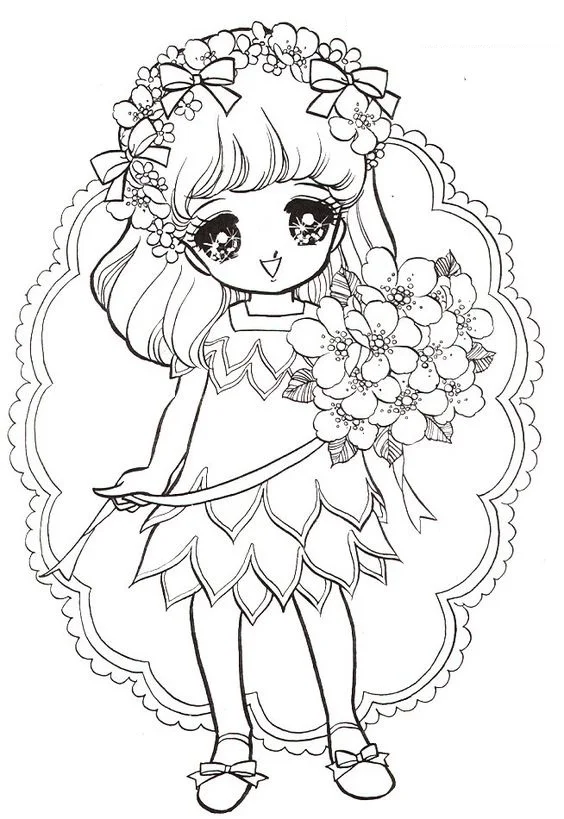 Tổng hợp tranh tô màu công chúa chibi đẹp nhất , bao gồm 29 hình ảnh