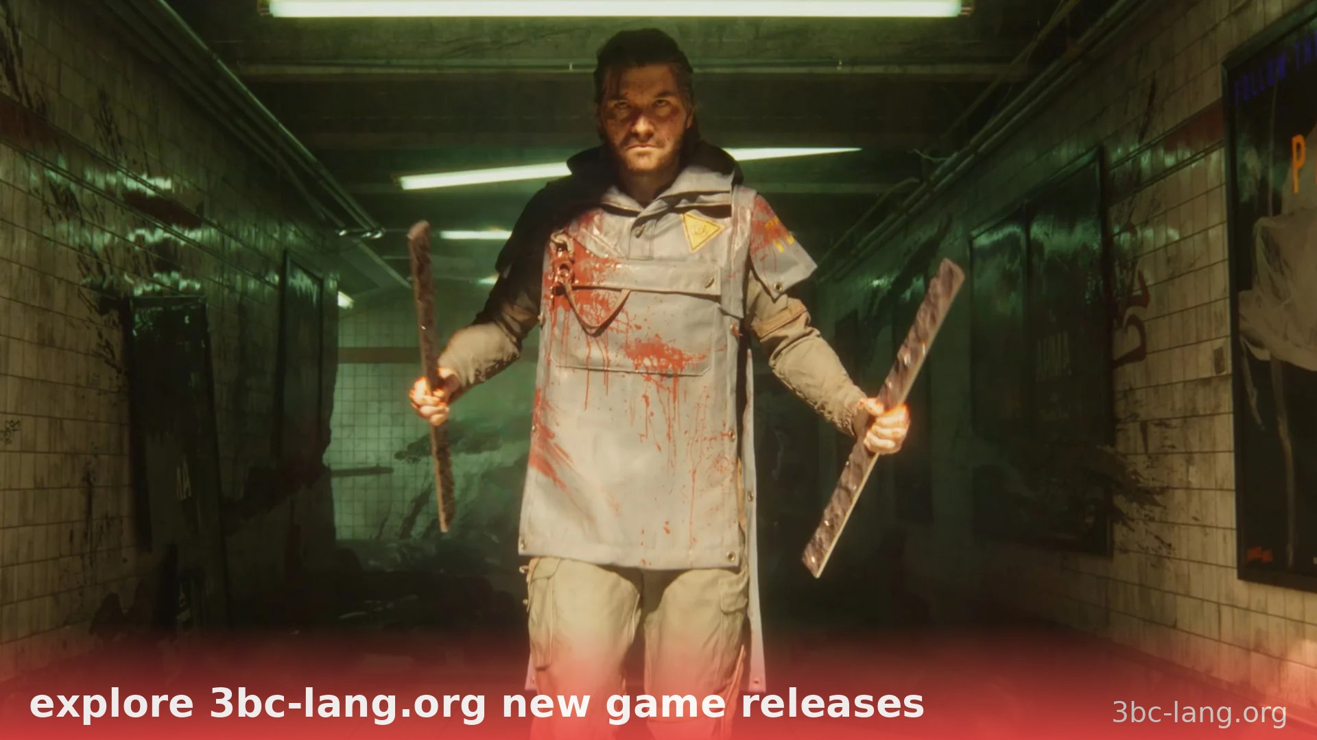 Kẻ đồ tể tẩm máu cầm vũ khí trong hành lang tối - game kinh dị mới 3bc-lang.org