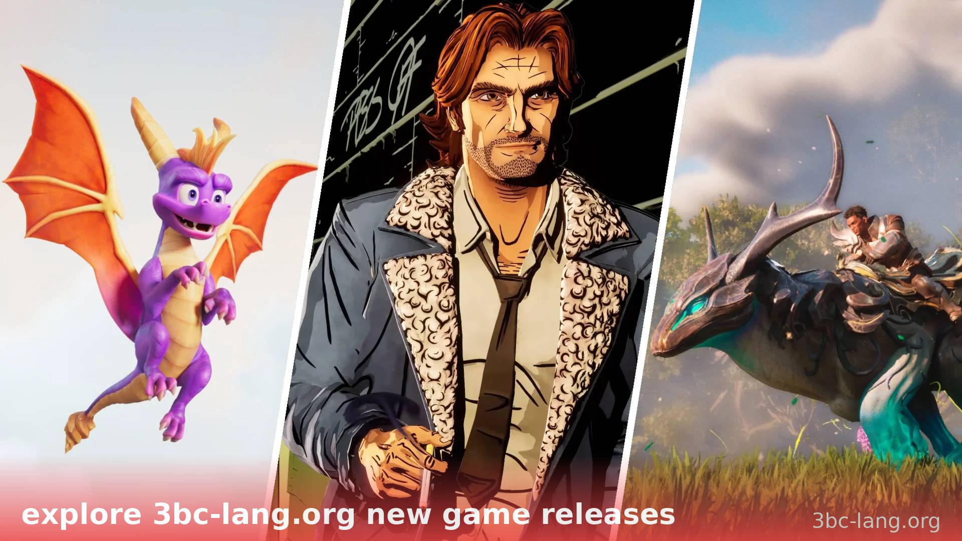 Fantasy dragon character and stylish adventurer in RPG game - explore 3bc-lang.org new game releases