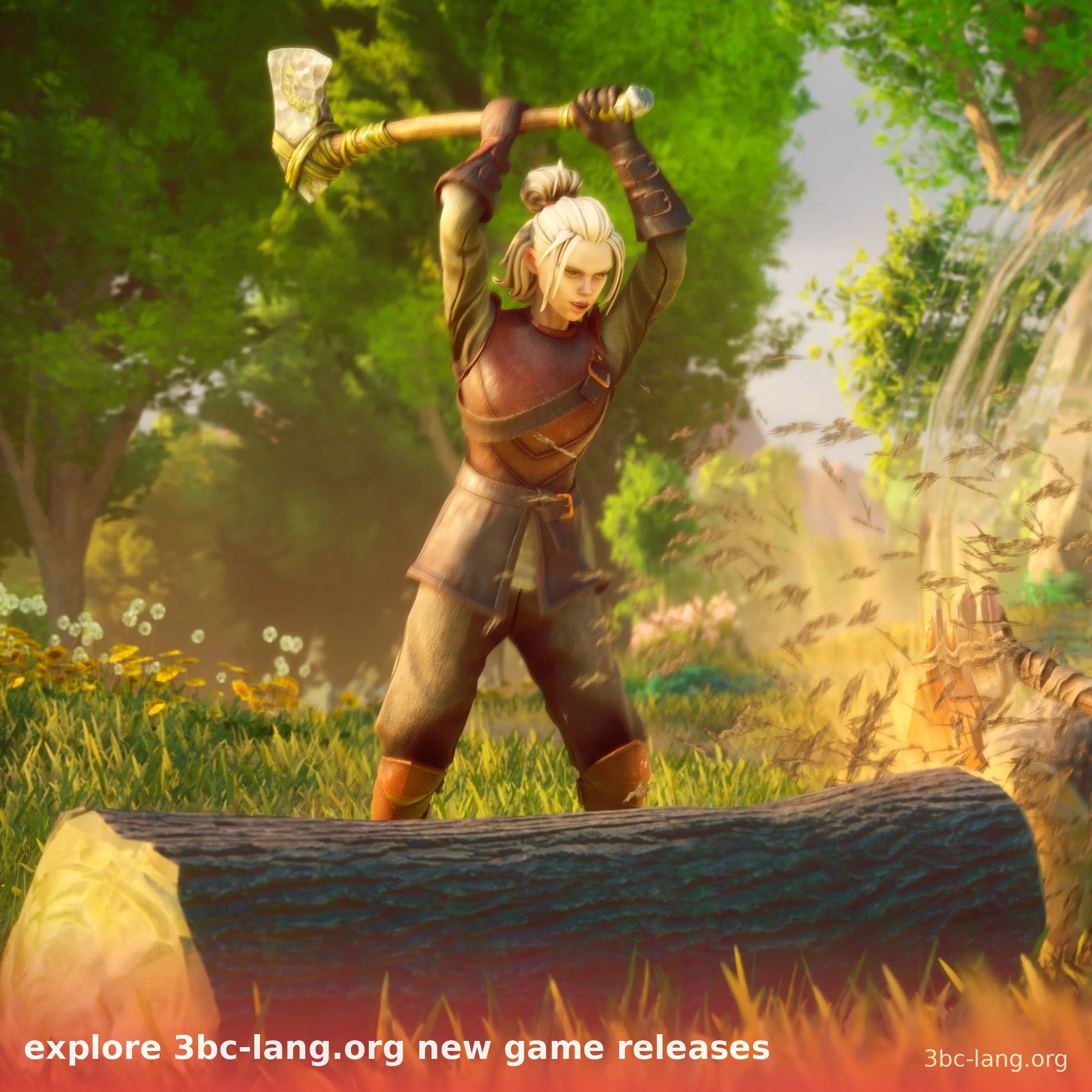 Character chopping wood in survival crafting game - explore 3bc-lang.org new game releases