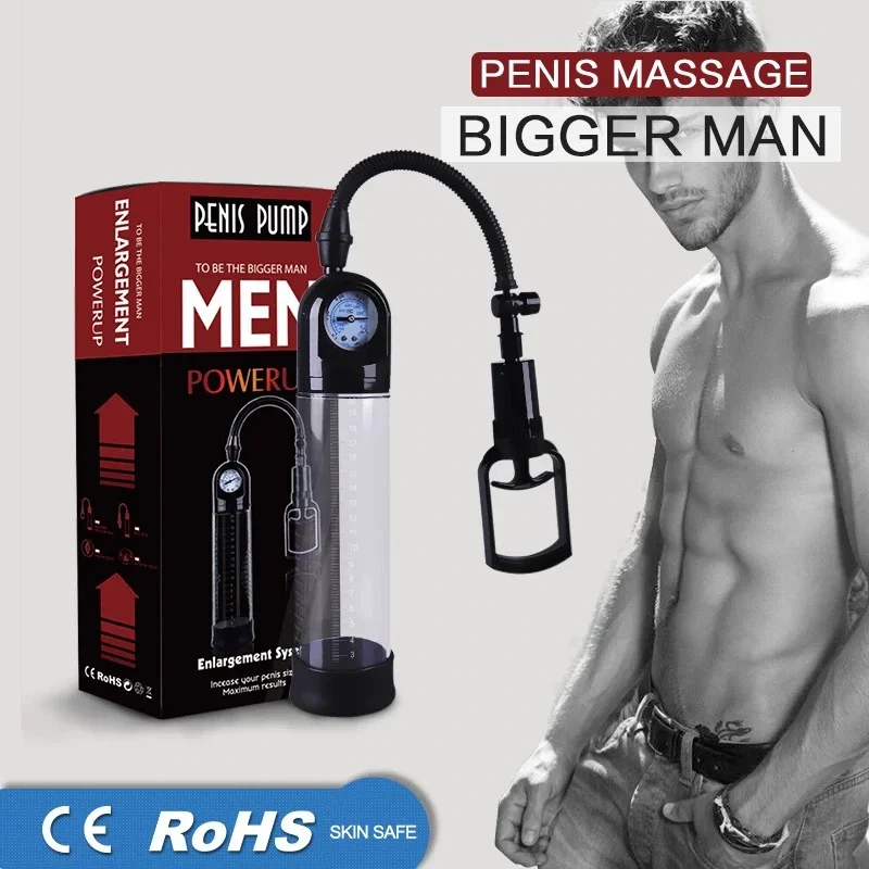 Máy tập tăng kích thước dương vật Penis Pump Powerup – Thỏ Đực