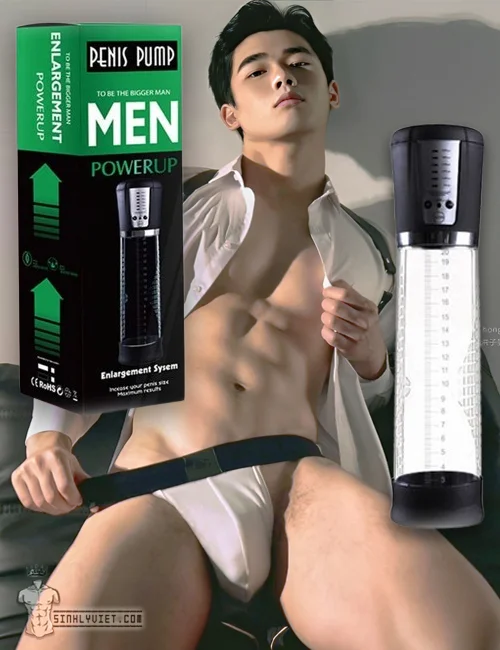 Máy tập dương vật to dài cao cấp Men Powerup - Shop sinh lý tình dục nam nữ thăng hoa