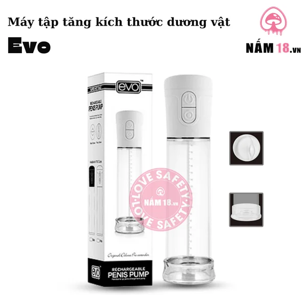 Máy Tập Tăng Kích Thước Dương Vật Tự Động Evo – NẤM 18 | Adult Store Toys, Bao Cao Su, Gel Bôi Trơn