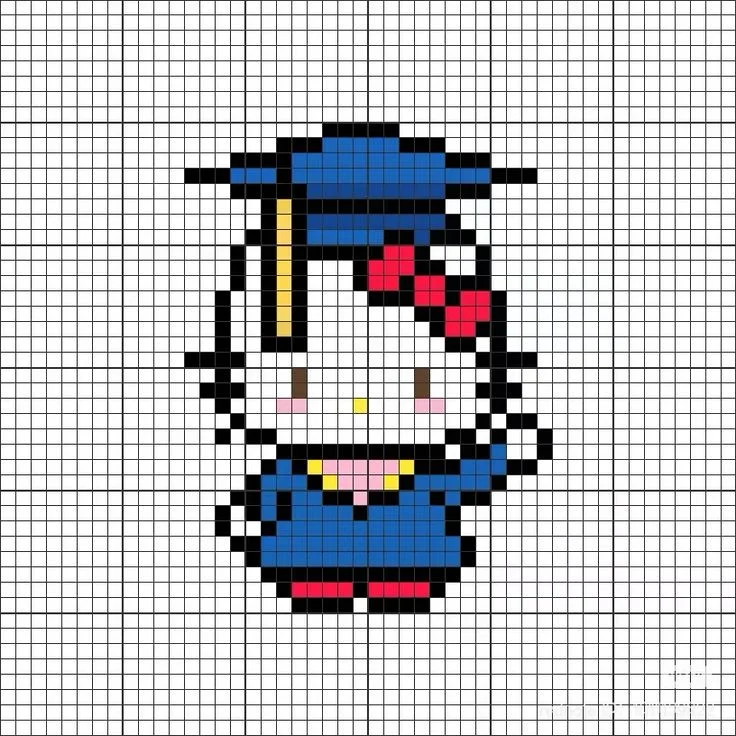 Hình pixel hello kitty | Pixel sanrio, Vẽ pixel, Ảnh pixel