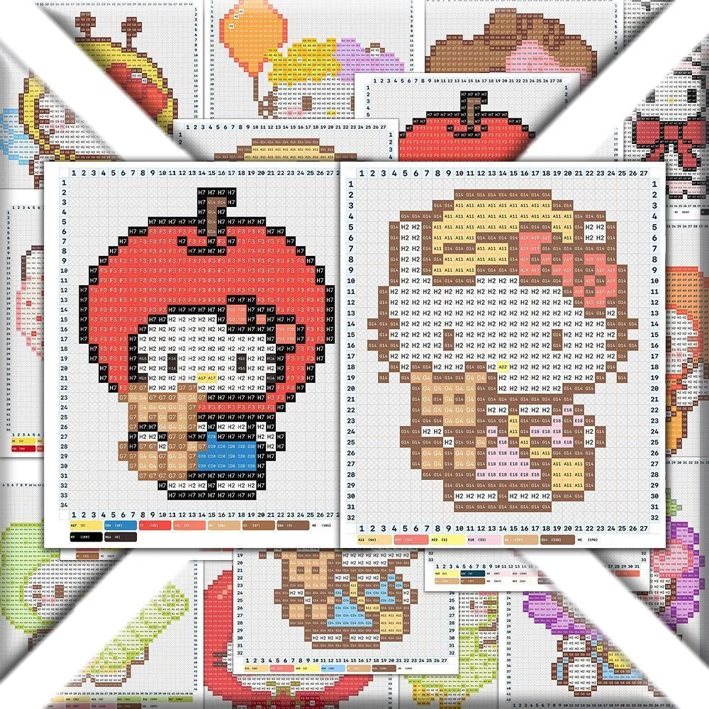 hình dán hello kitty 48 miếng dán hình mèo Kitty phong cách pixel, decal tranh ghép hạt, họa tiết hoạt hình dễ thương, vật liệu sáng tạo trang trí thủ công DIY
