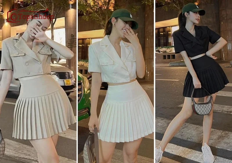 Ảnh gái xinh mặc váy ngắn che mặt