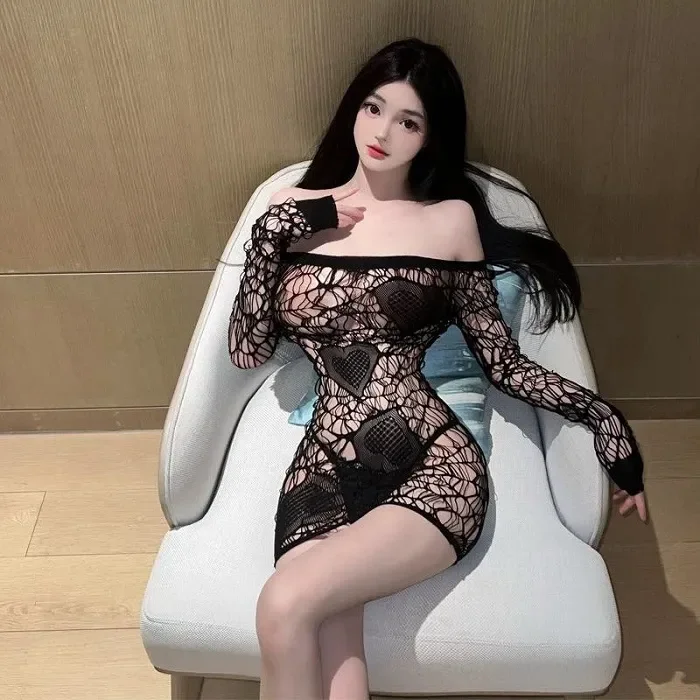 ảnh đẹp gái xinh mặc váy lưới