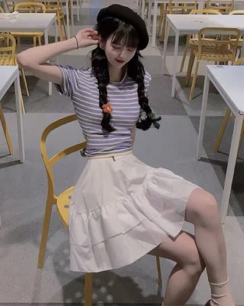 Hot girl mặc váy xếp ly ngắn siêu đáng yêu 3