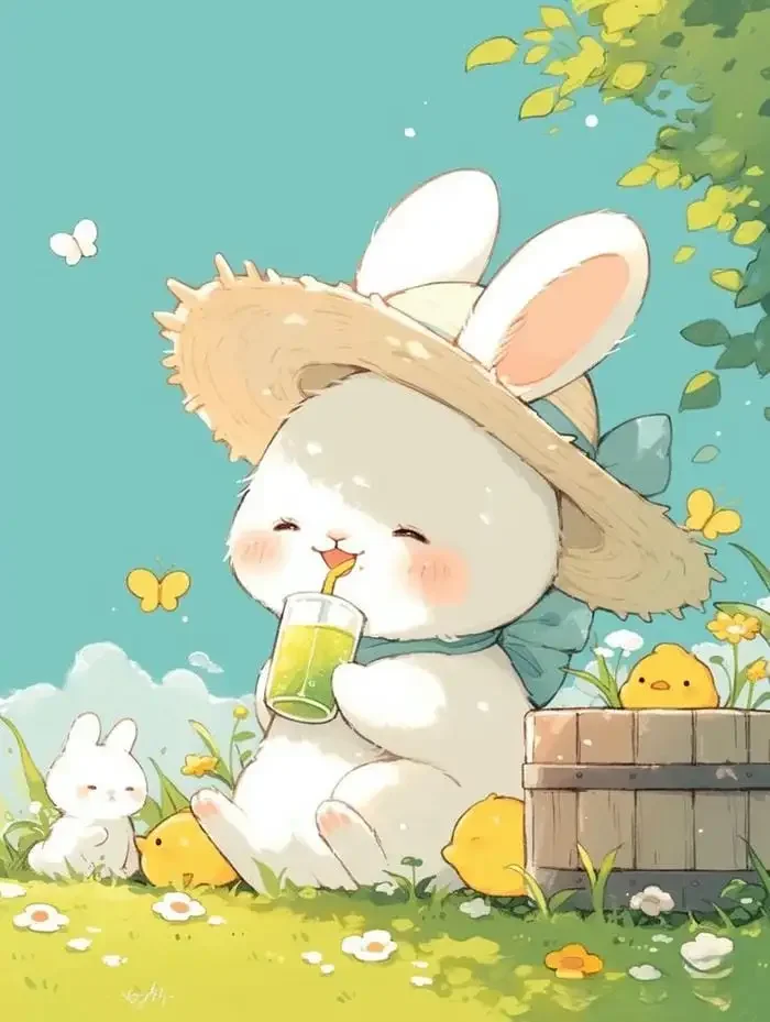 con thỏ hoạt hình dễ thương 28