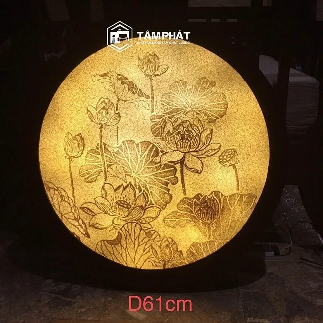 Tranh trúc chỉ hoa sen